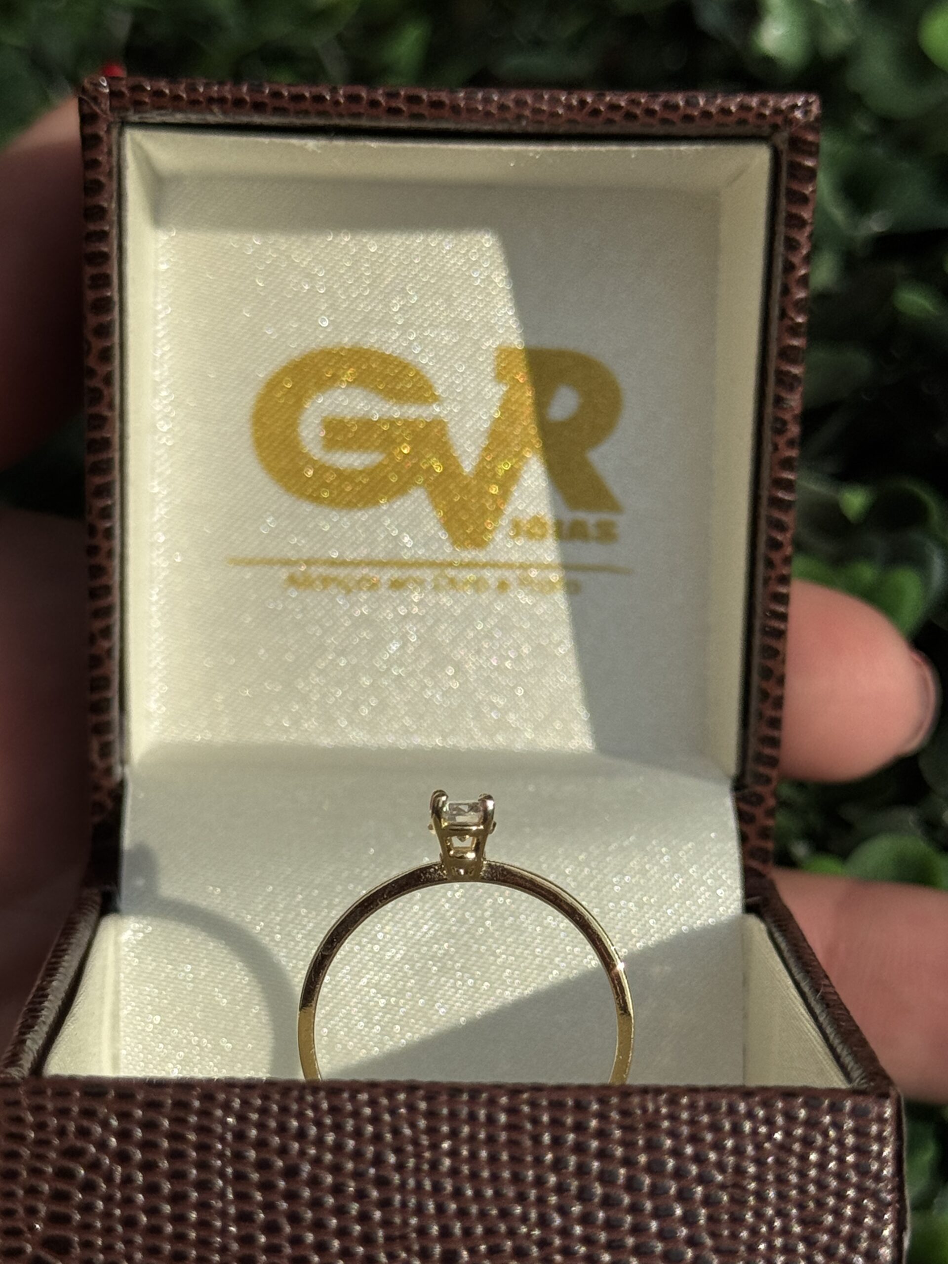 Solitário em ouro 18k - Imagem 2