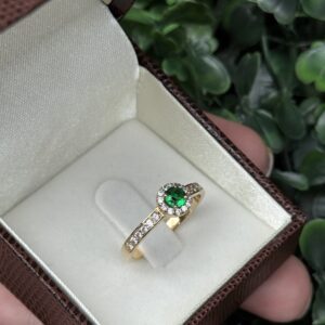 Solitário em ouro 18k