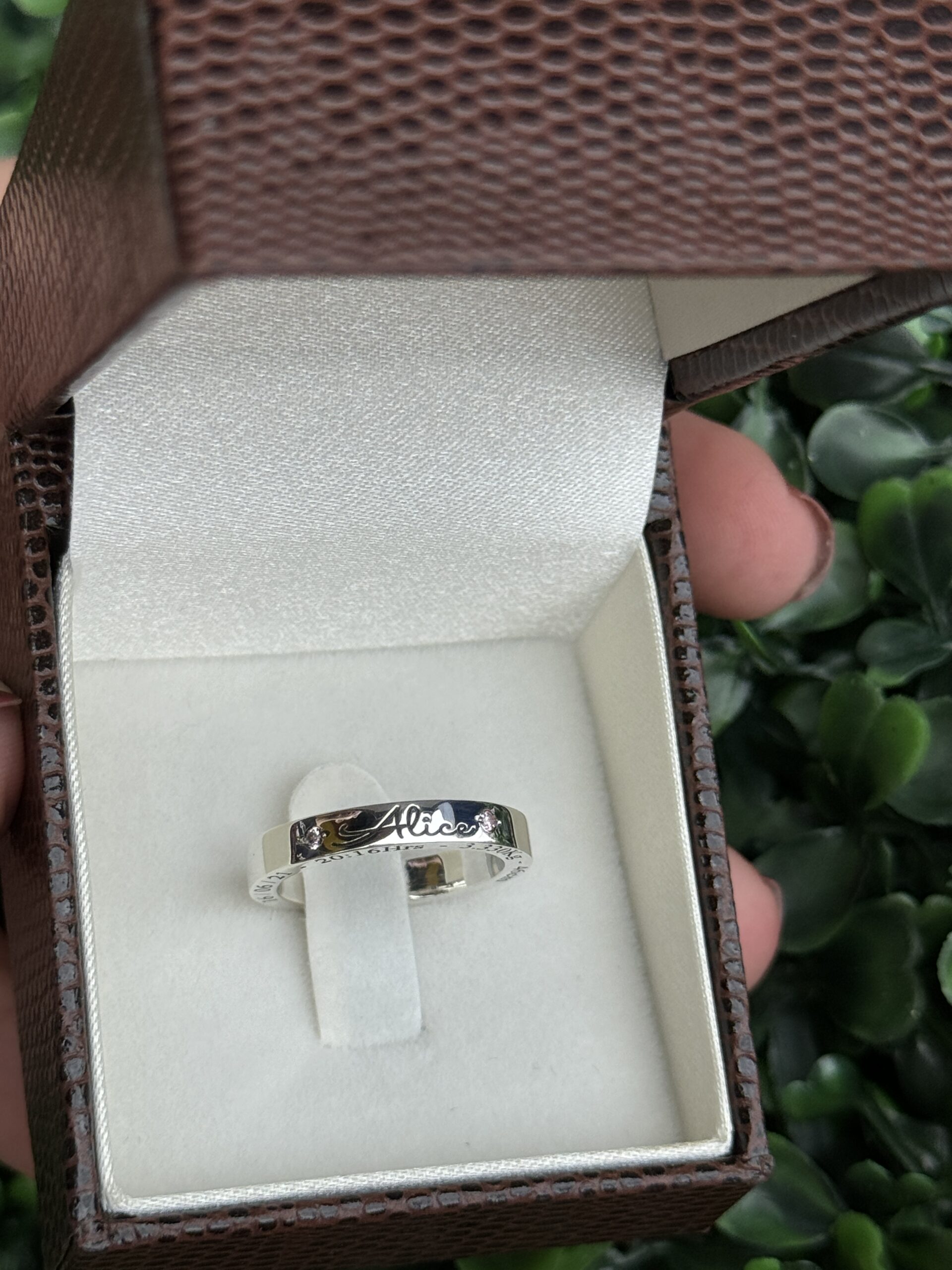 Anel em prata - Nascimento