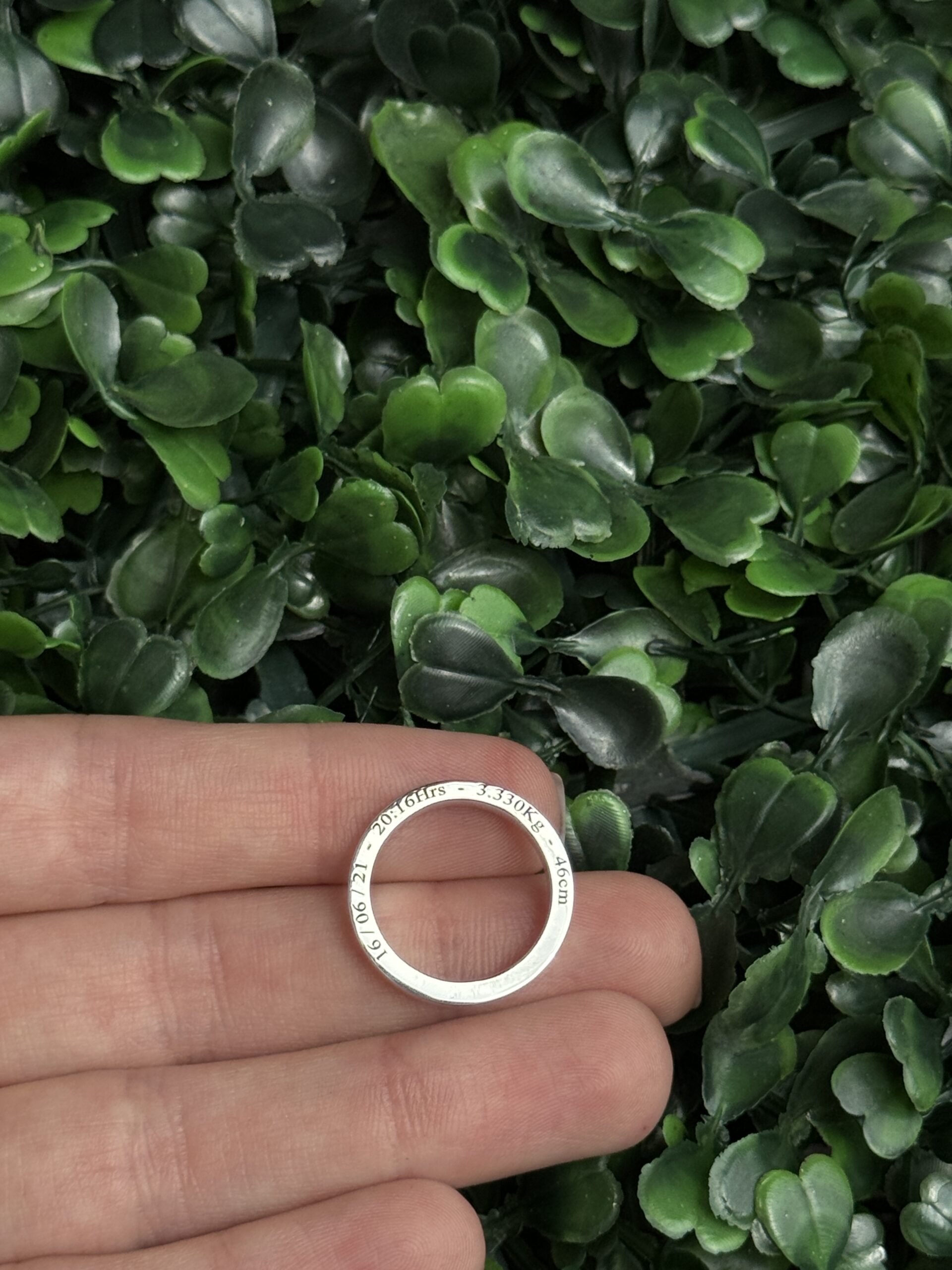 Anel em prata - Nascimento - Imagem 7