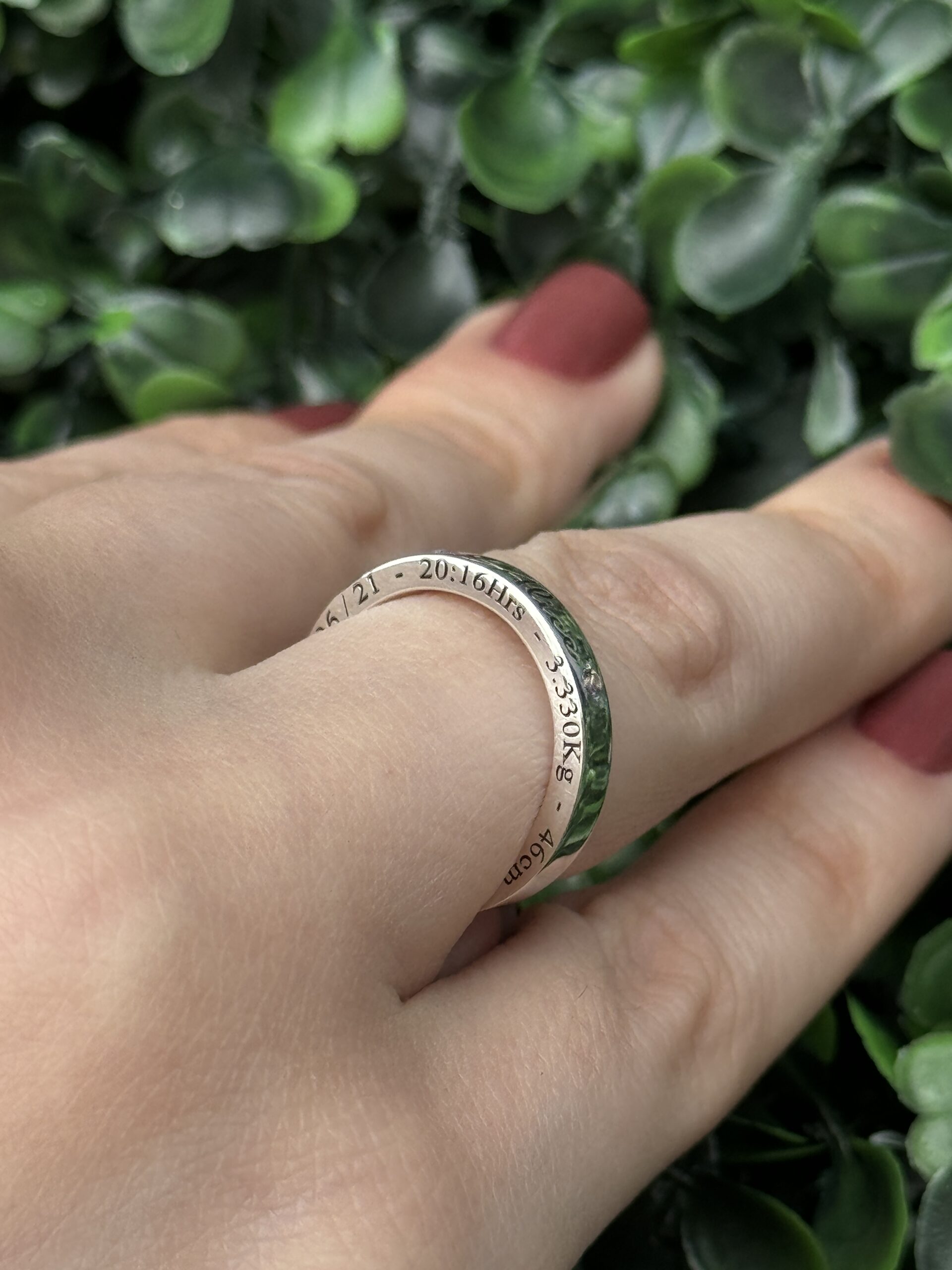 Anel em prata - Nascimento - Imagem 2