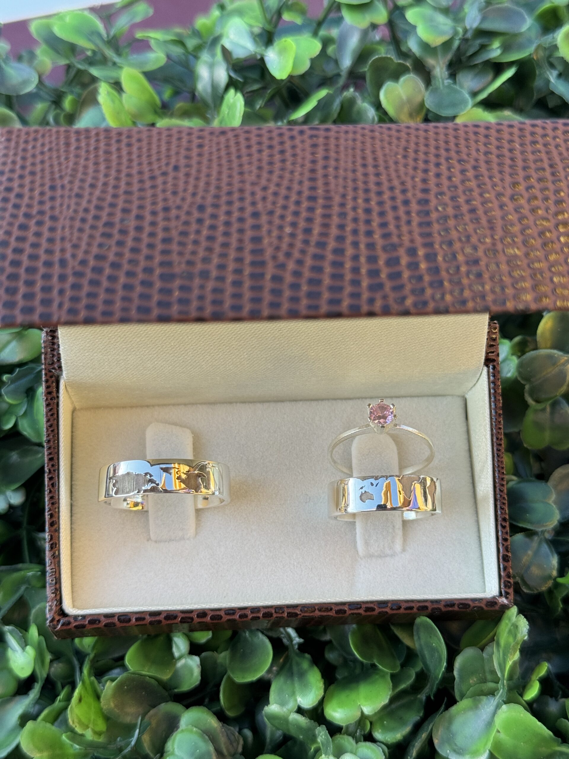 Par de aliança 6mm em prata - Imagem 9