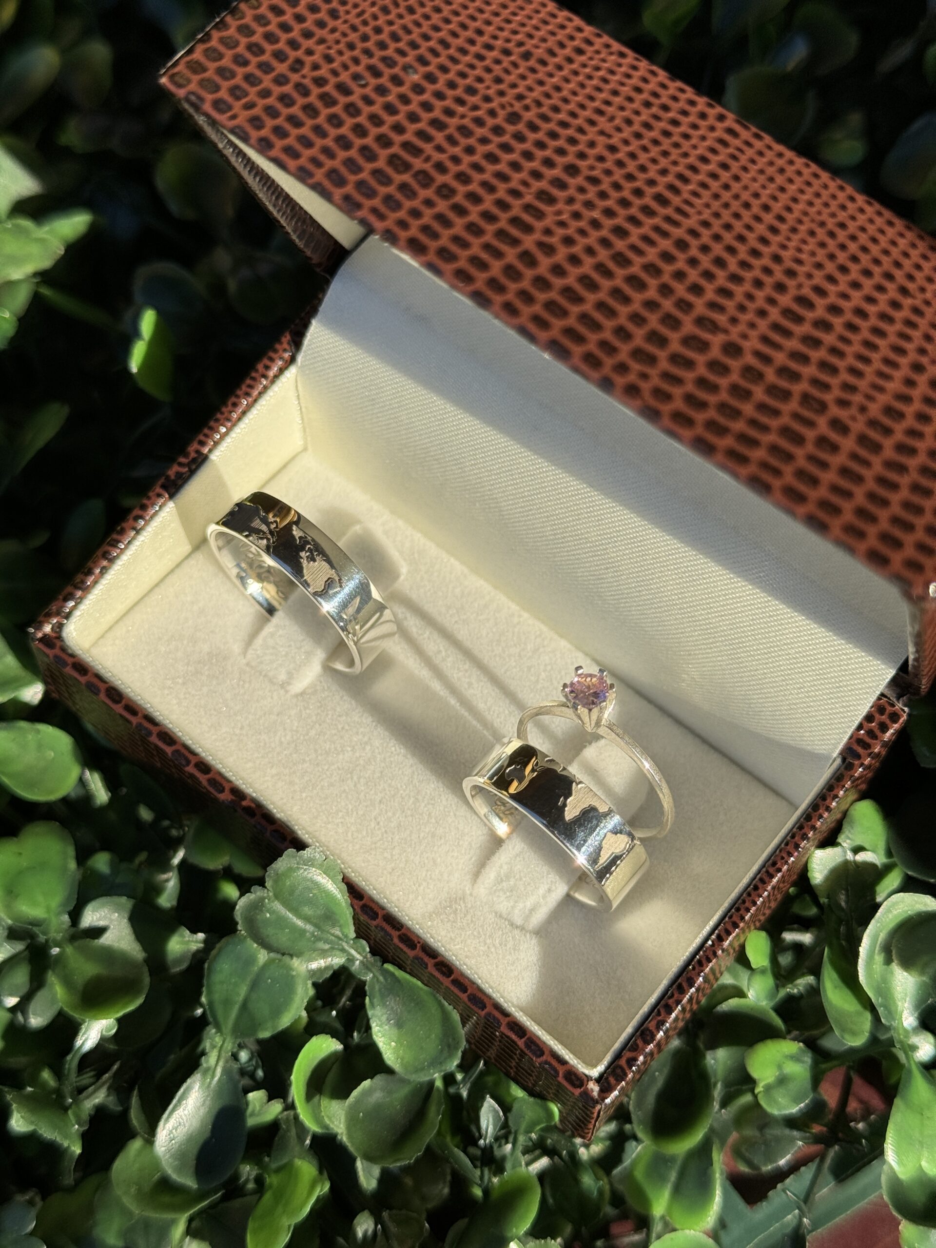 Par de aliança 6mm em prata - Imagem 7