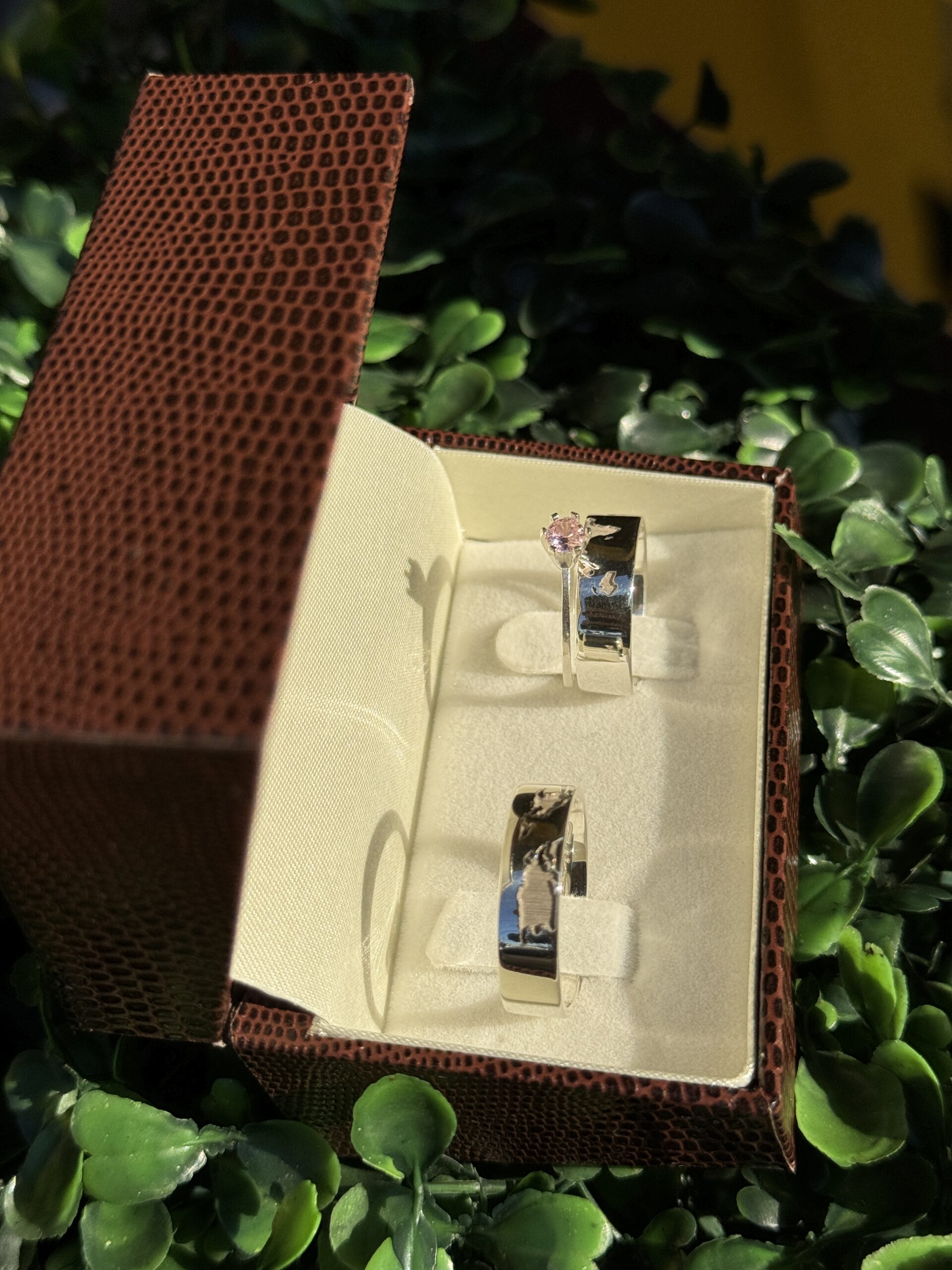 Par de aliança 6mm em prata - Imagem 5