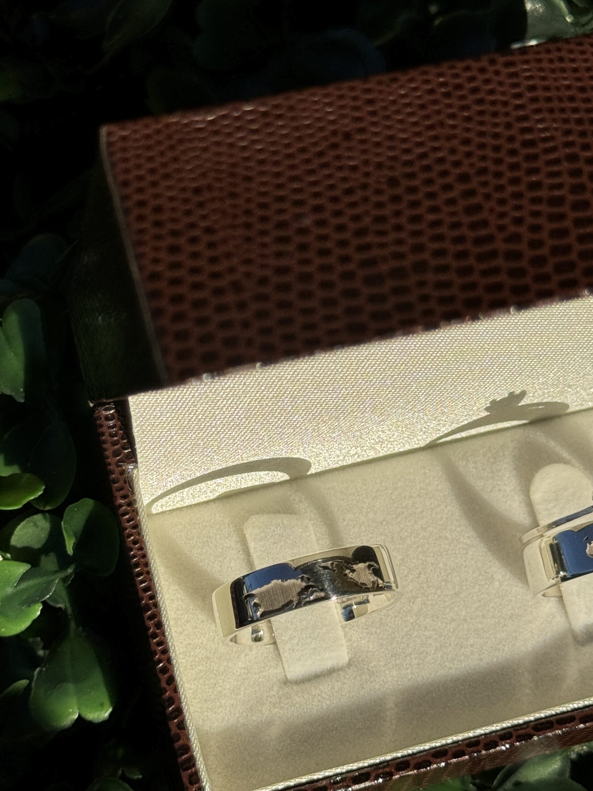 Par de aliança 6mm em prata - Imagem 3