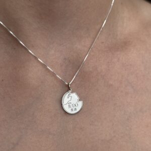 Pingente em prata Judô - Ippon