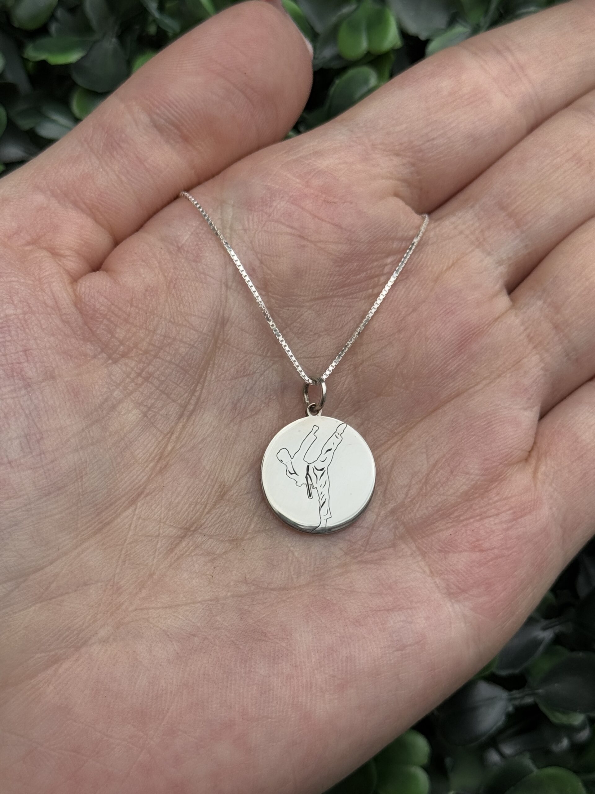 Pingente em prata - Karatê - Imagem 4