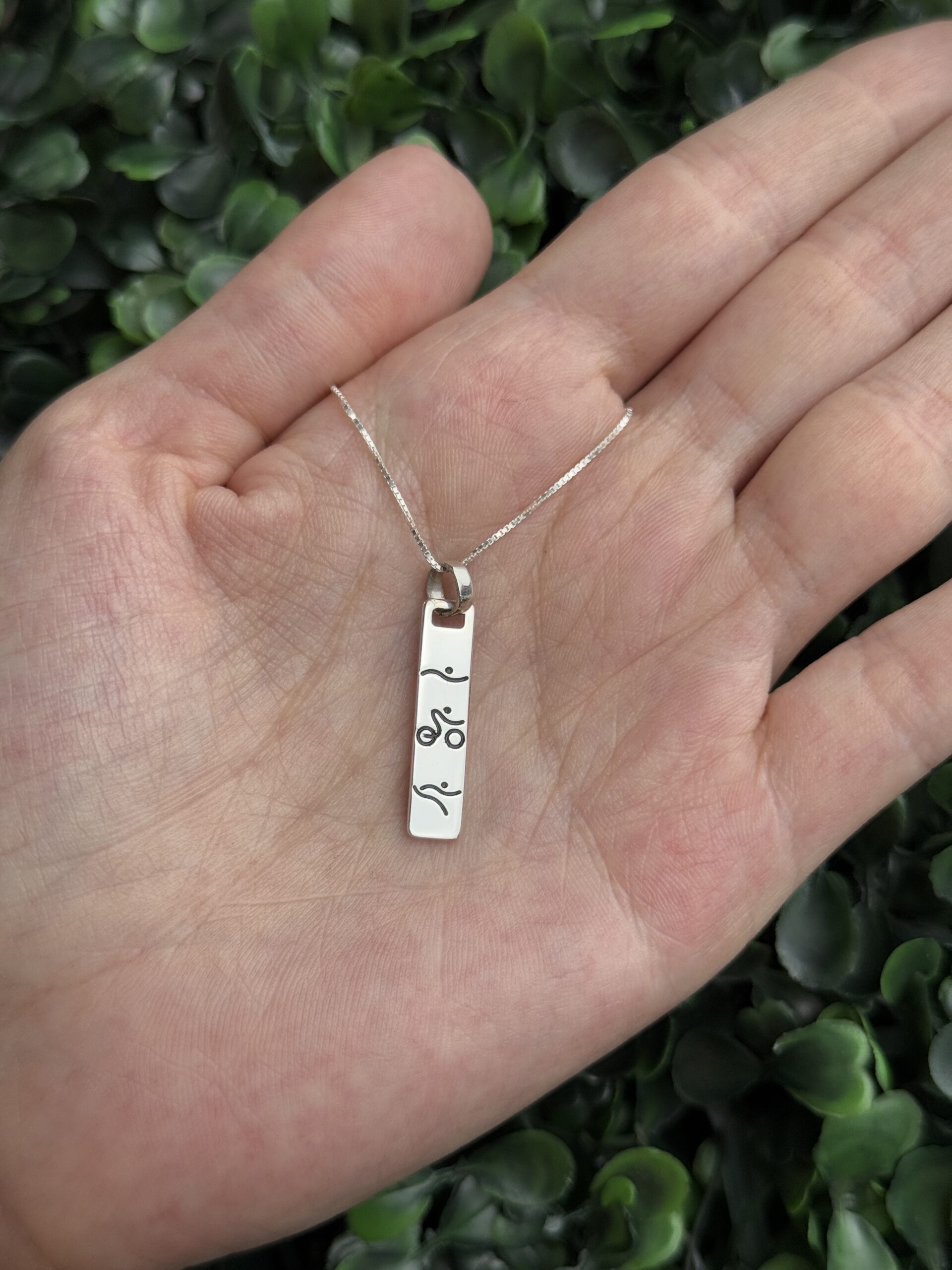 Pingente em prata - Triathlon - Imagem 3