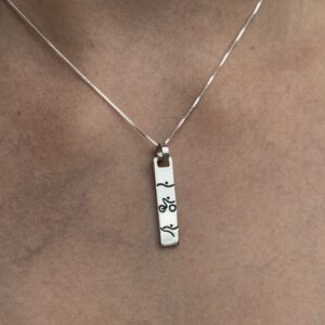 Pingente em prata - Triathlon