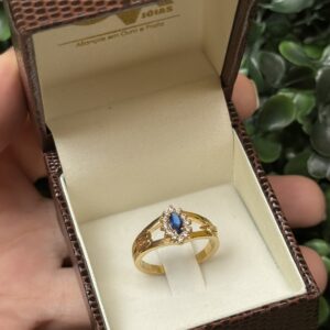 Anel de formatura em ouro 18k