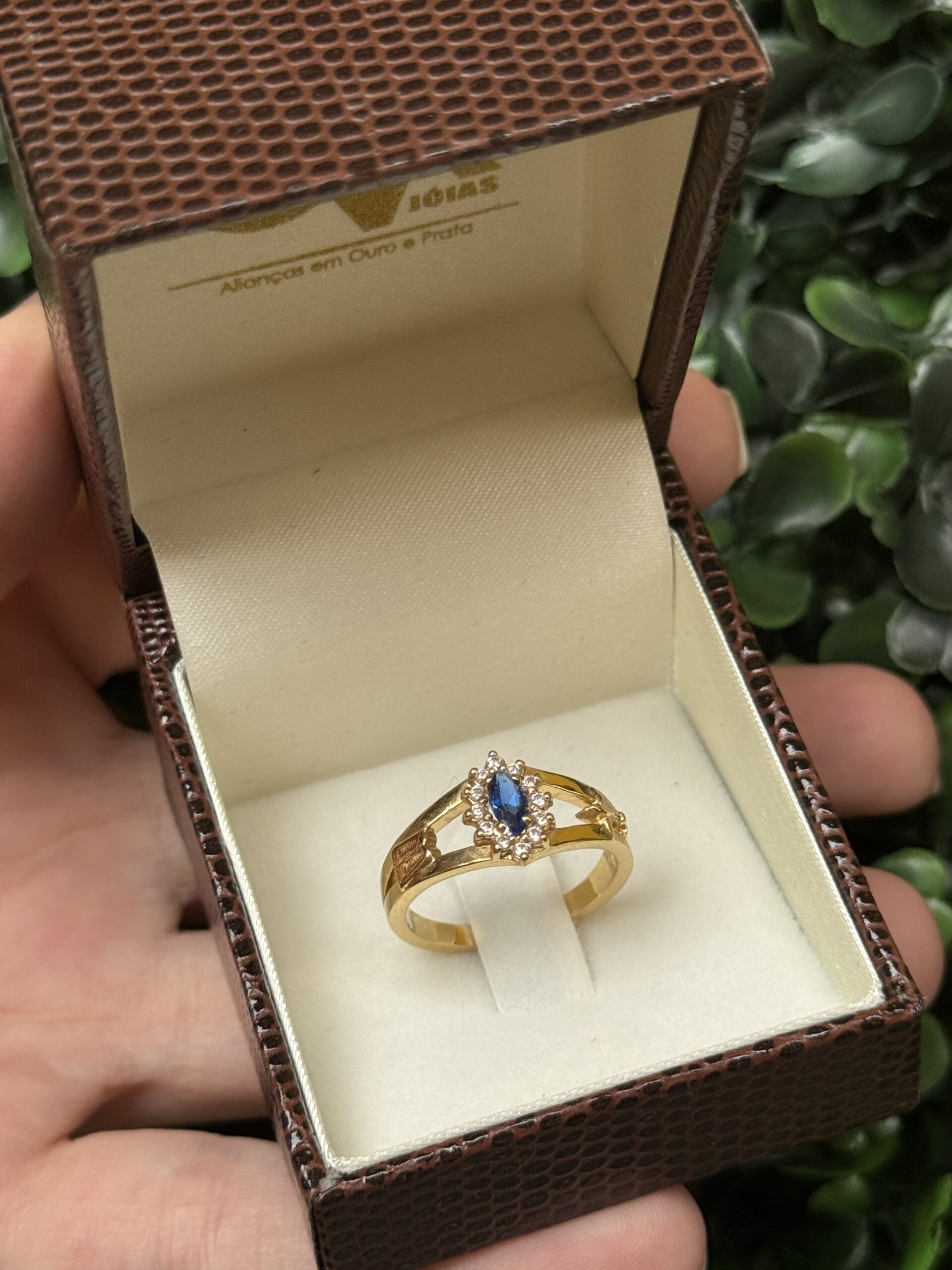 Anel de formatura em ouro 18k