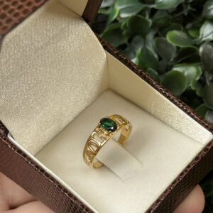 Anel de formatura em ouro 18k
