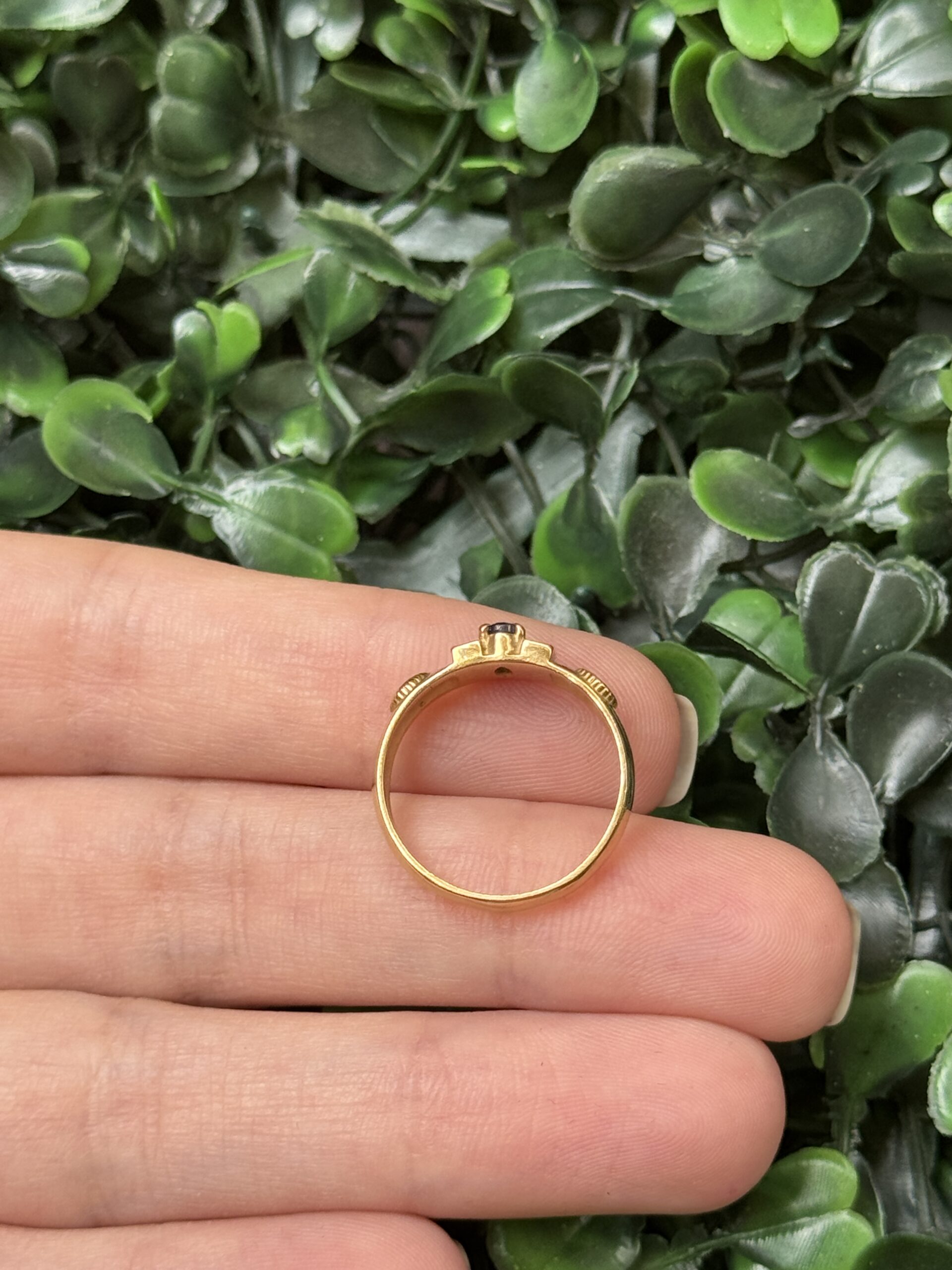 Anel de formatura em ouro 18k - Imagem 8