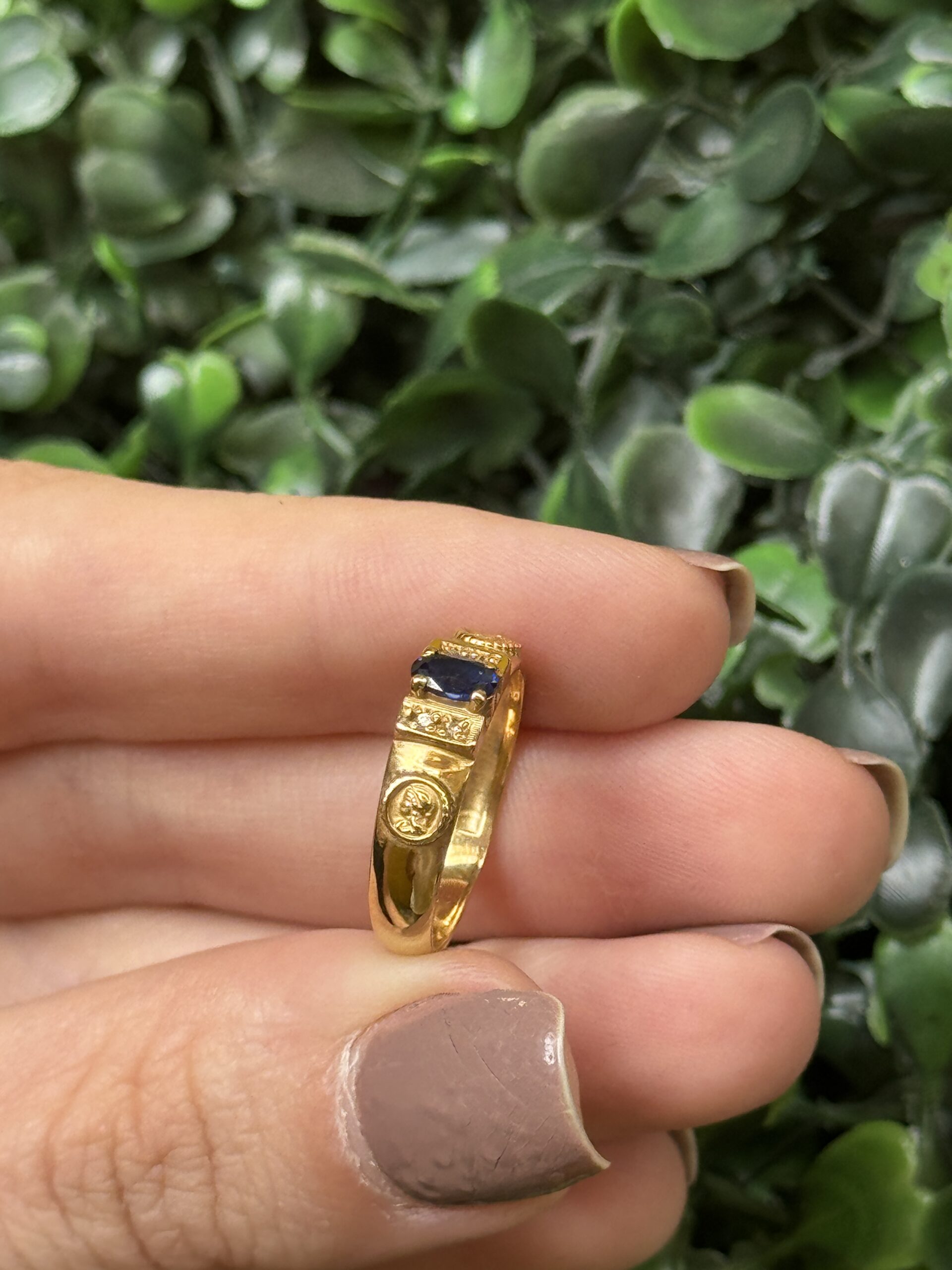 Anel de formatura em ouro 18k - Imagem 6