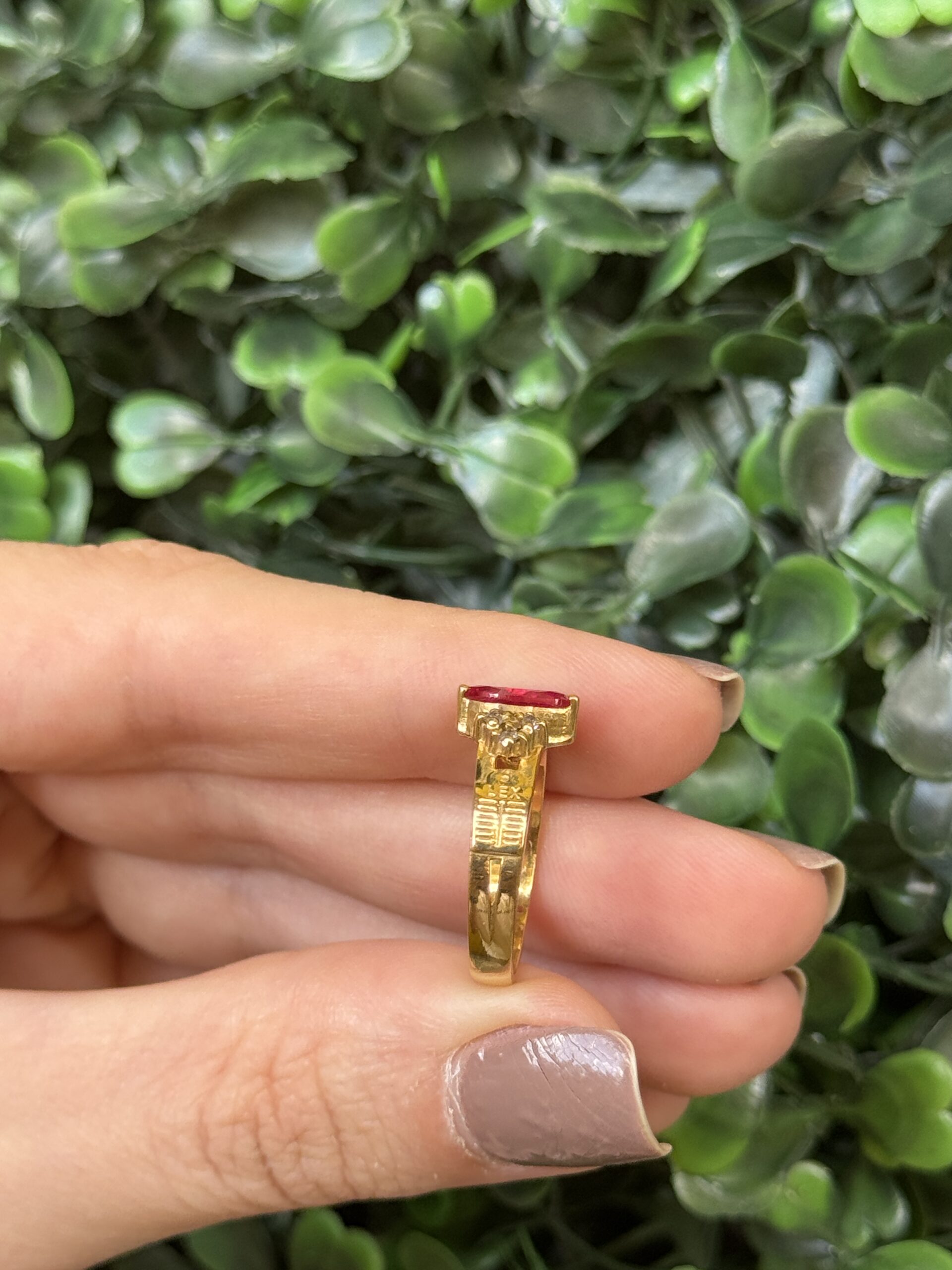 Anel de formatura em ouro 18k - Imagem 3