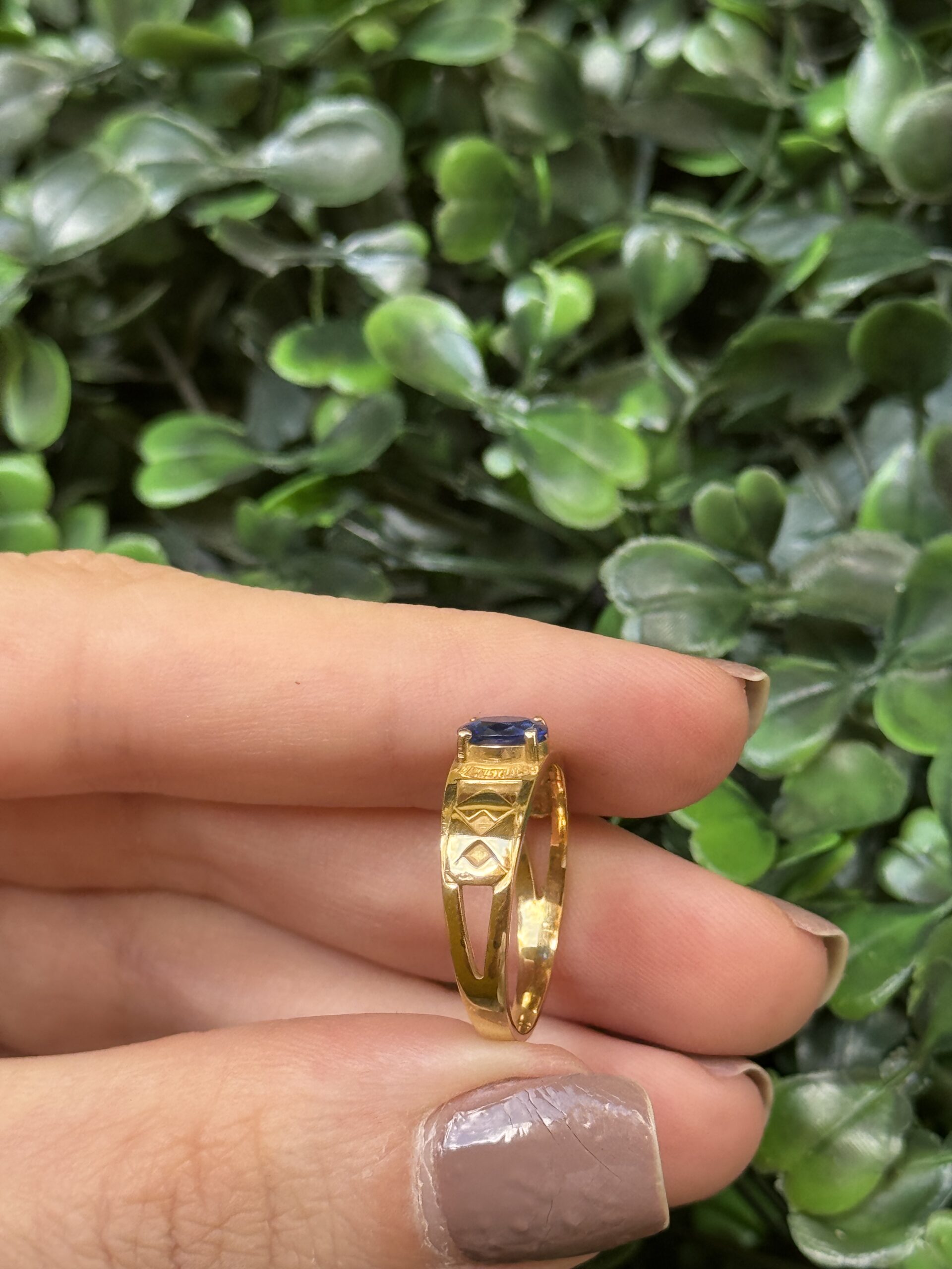 Anel de formatura em ouro 18k - Imagem 8