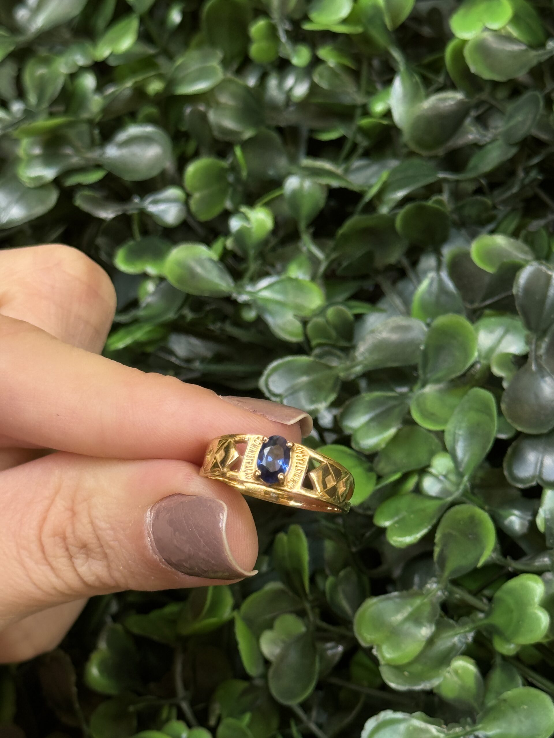 Anel de formatura em ouro 18k - Imagem 6