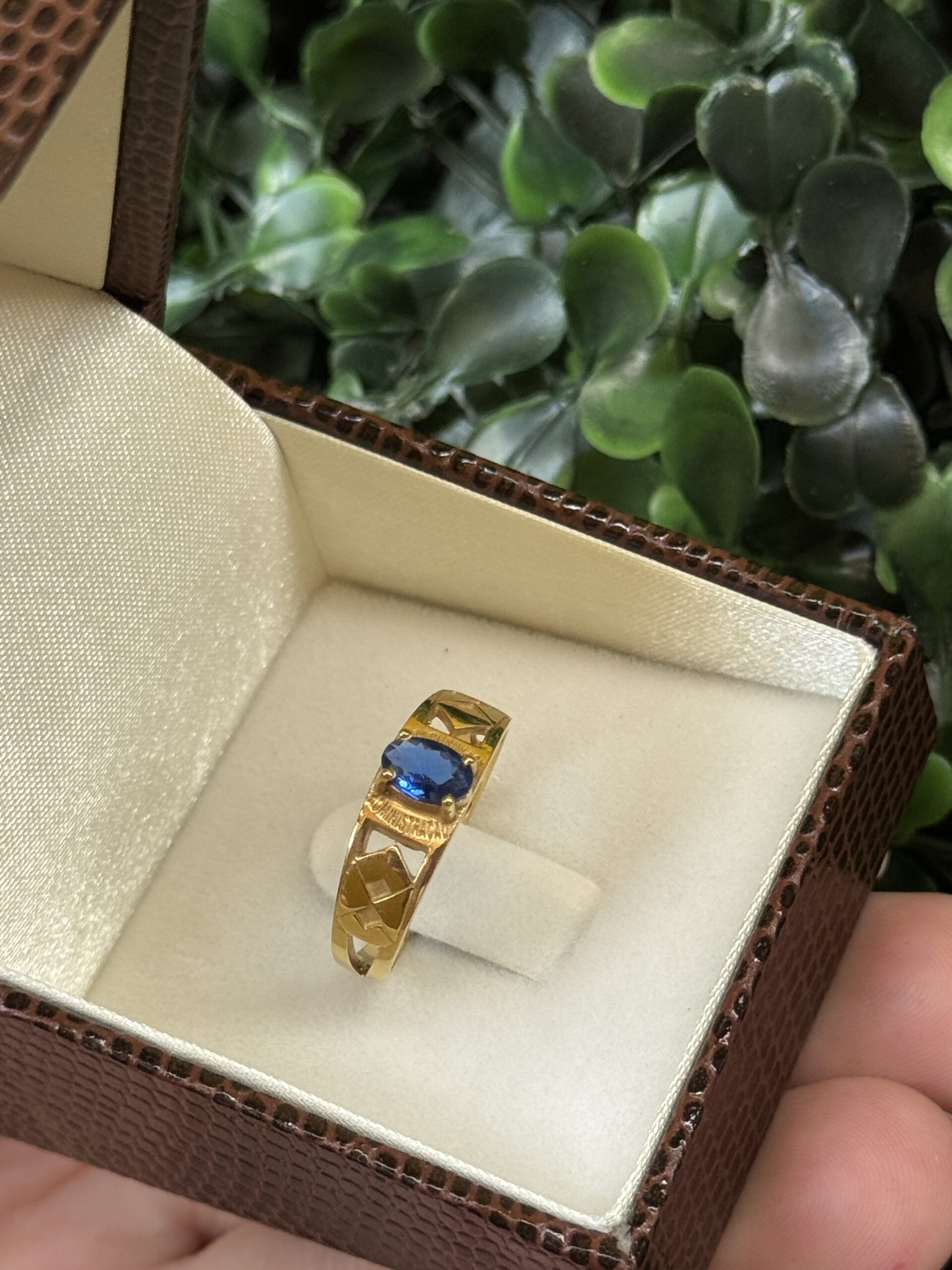 Anel de formatura em ouro 18k - Imagem 4