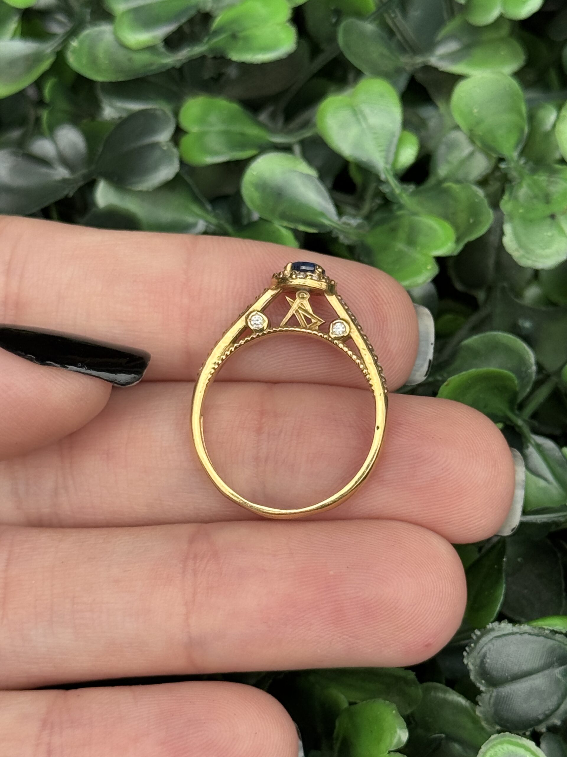 Anel de formatura em ouro 18k - Imagem 8