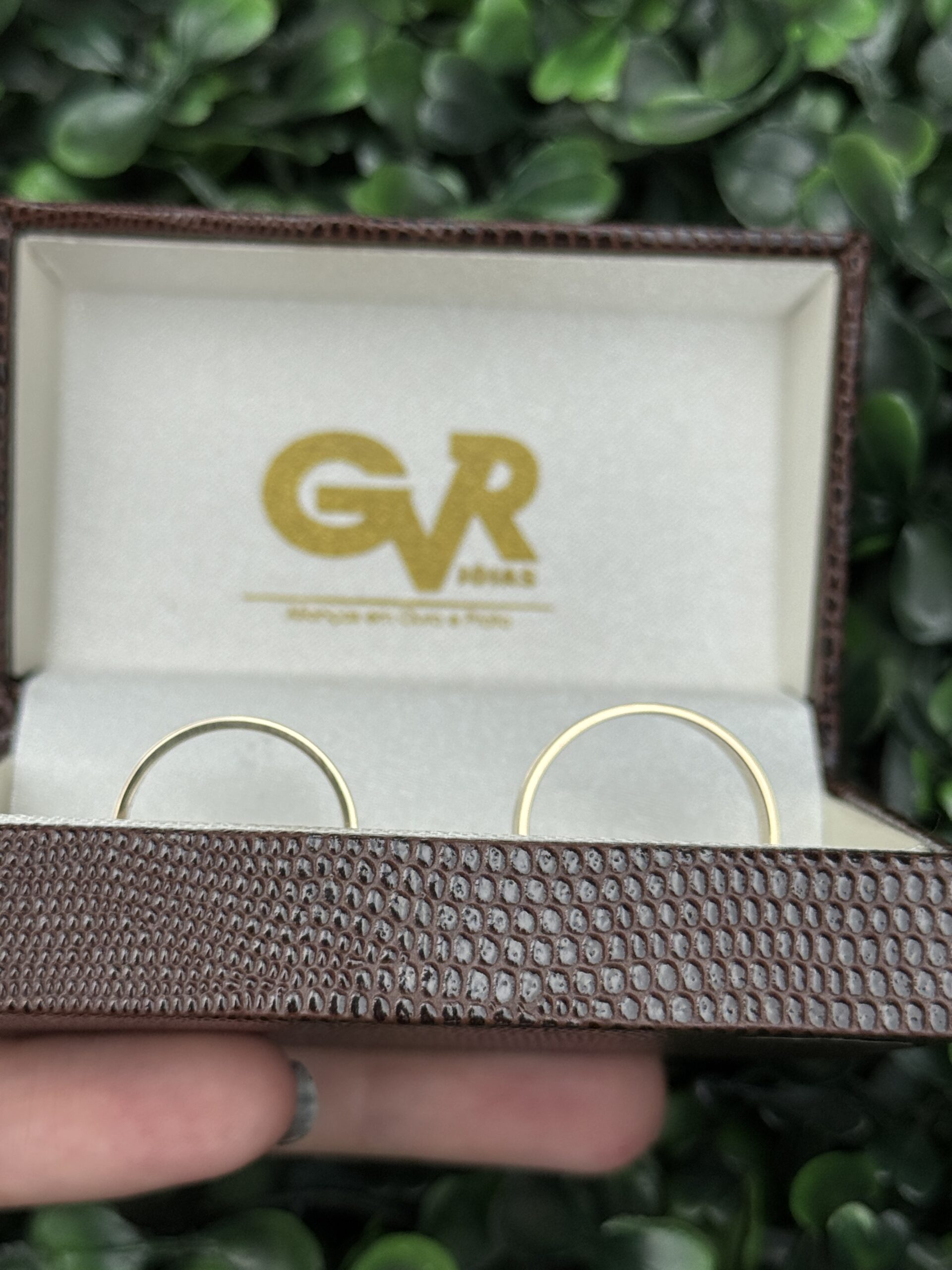 Par de aliança 4mm em ouro - Imagem 4