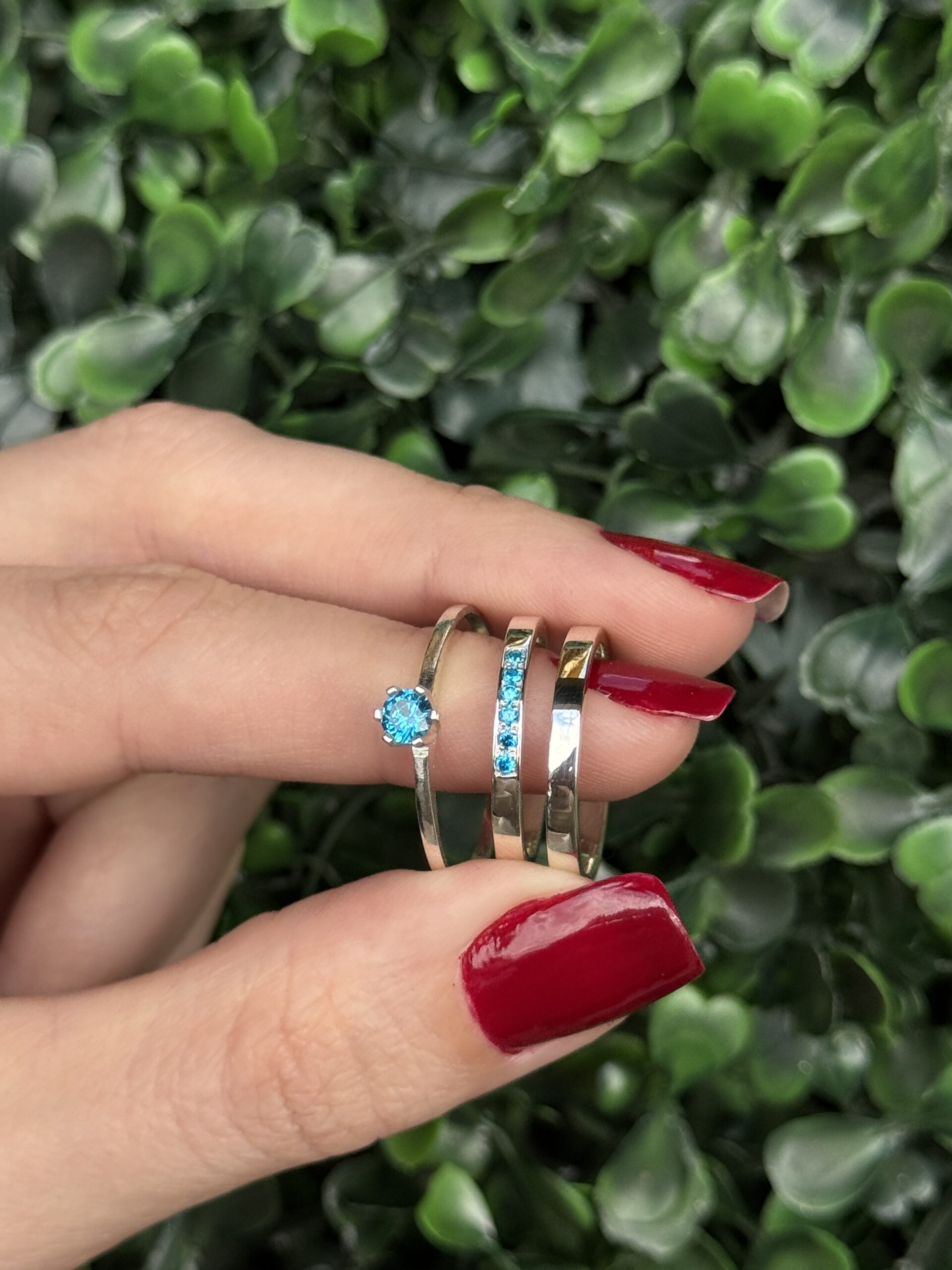 Par de aliança 2mm em prata