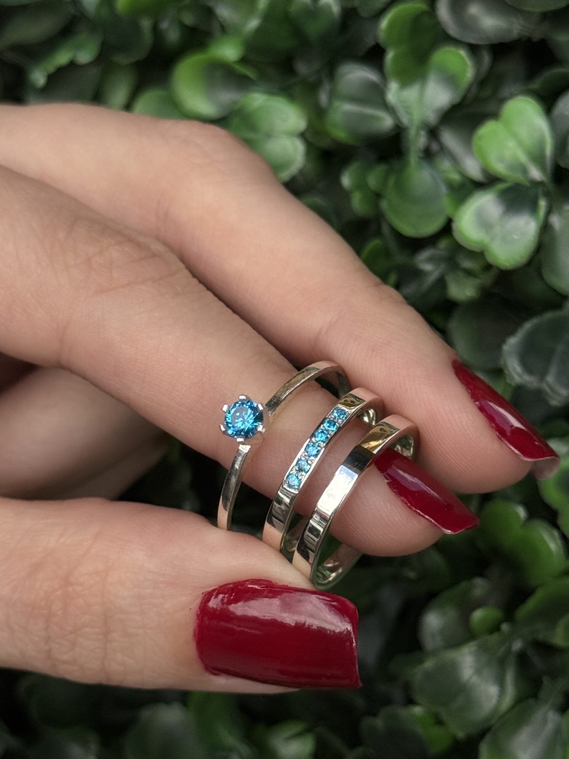 Par de aliança 2mm em prata - Imagem 3