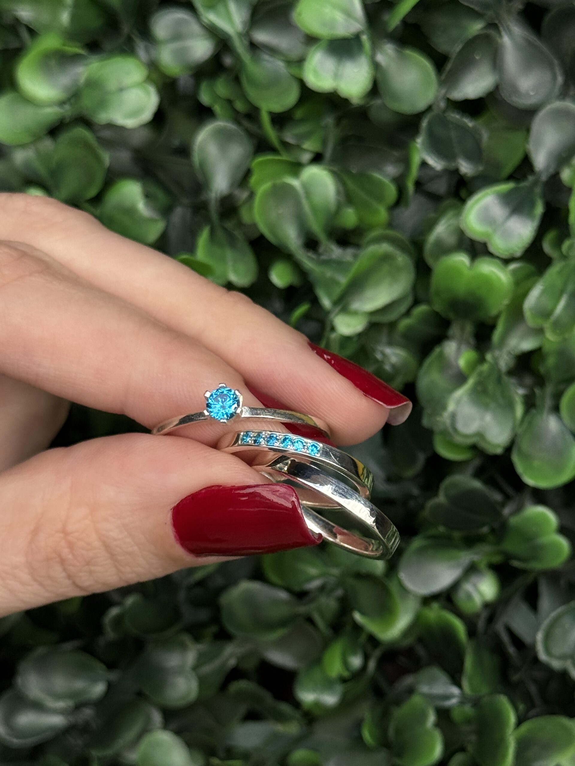 Par de aliança 2mm em prata - Imagem 2