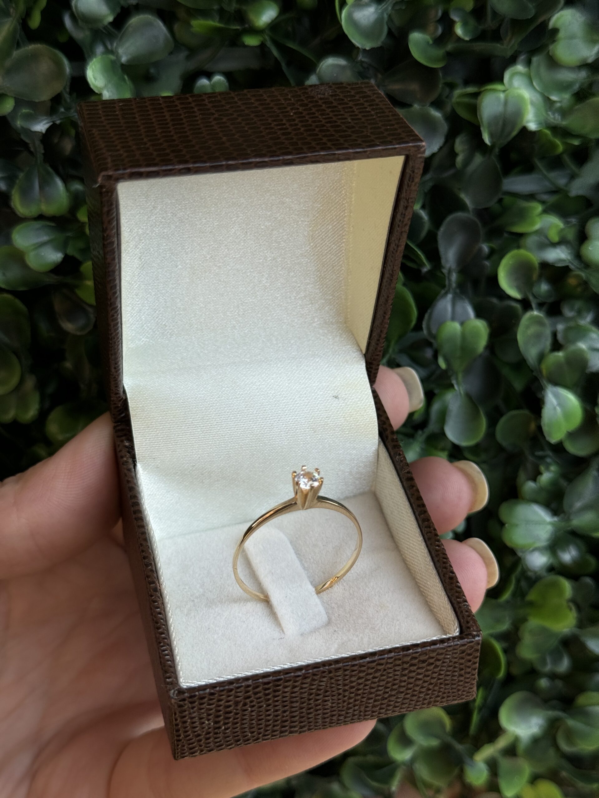 Solitário em ouro 18k - Imagem 5