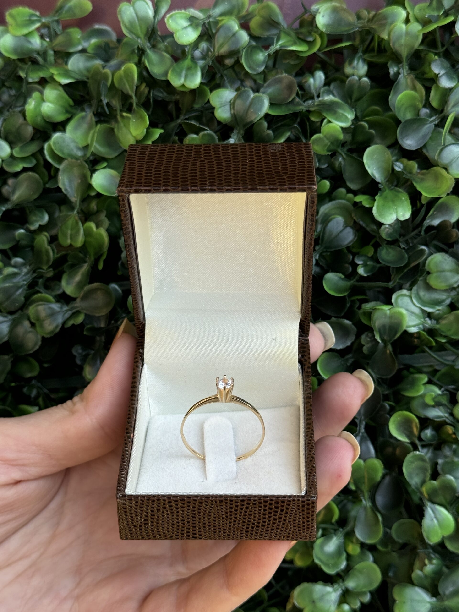 Solitário em ouro 18k - Imagem 3