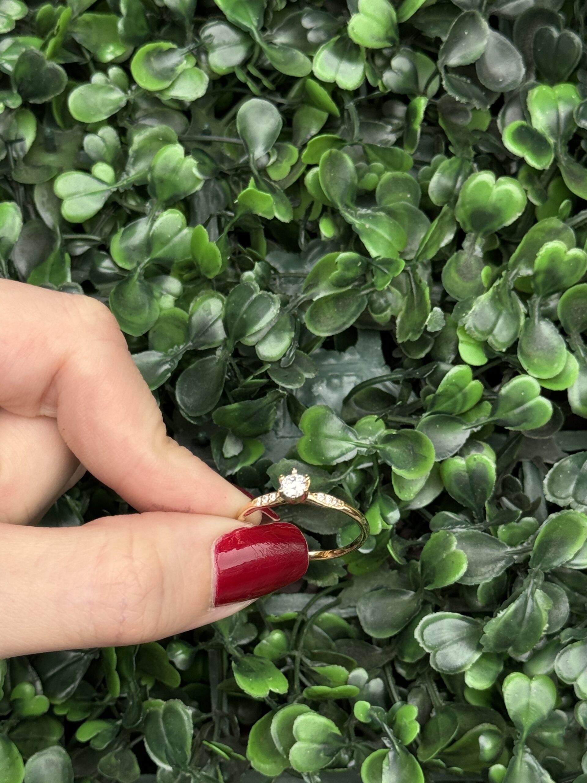 Solitário em ouro 18k - Imagem 9