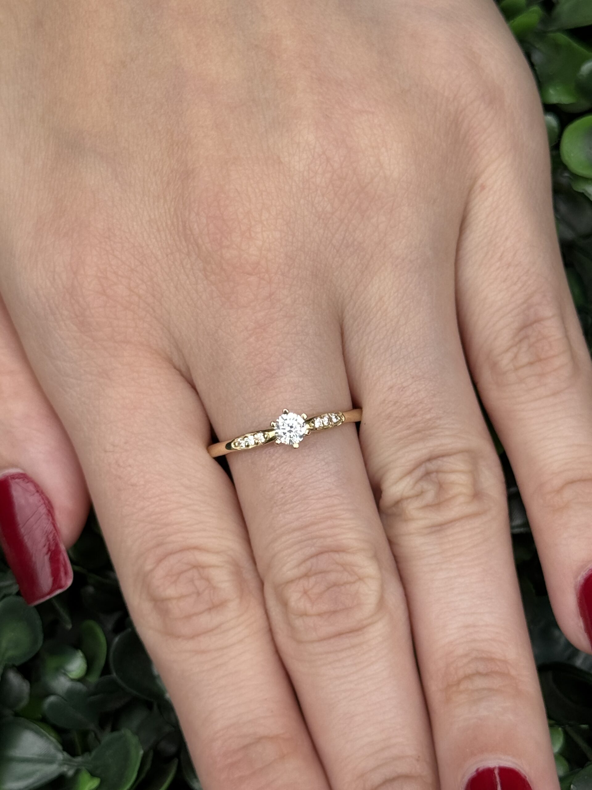 Solitário em ouro 18k - Imagem 7