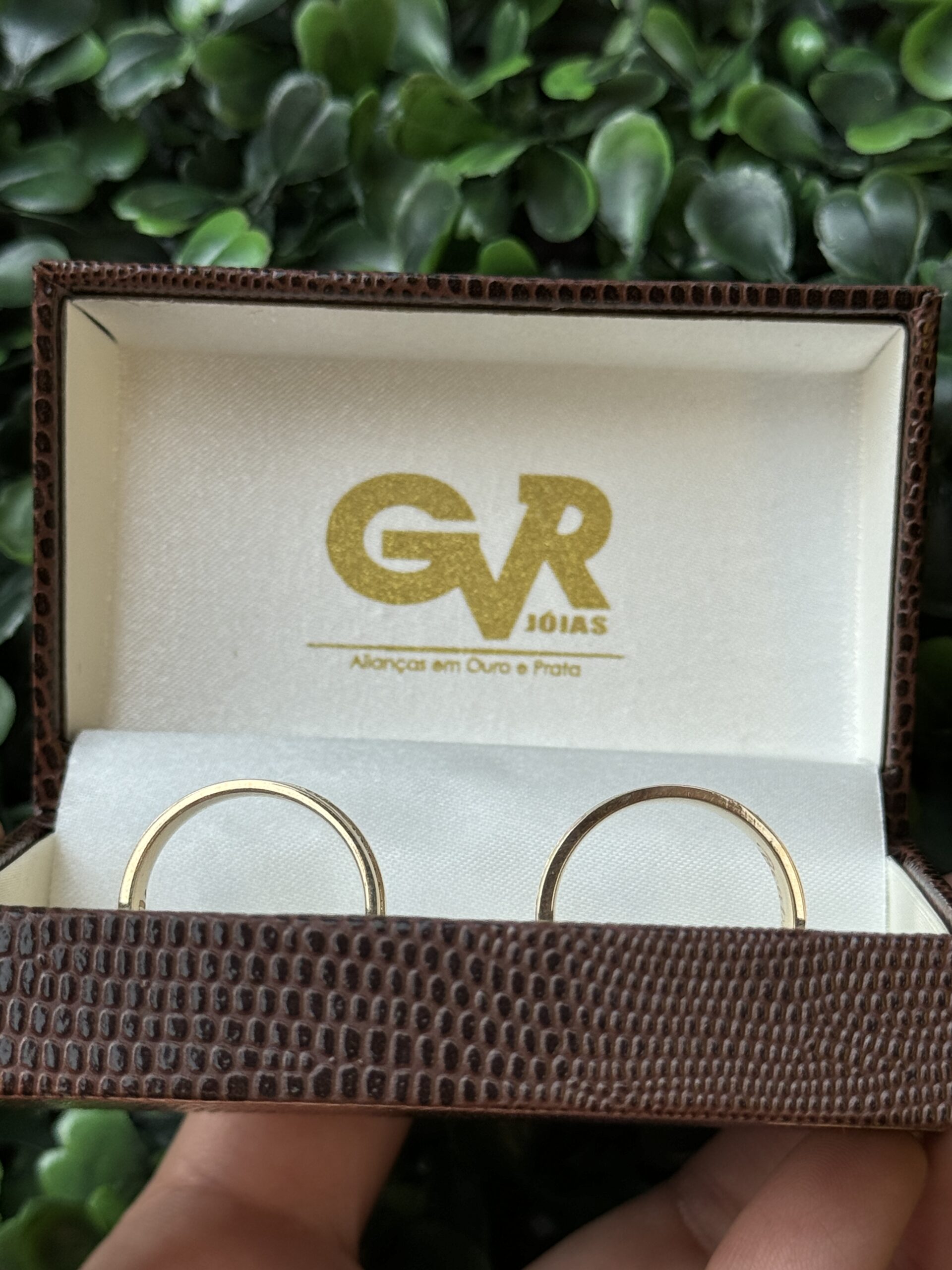 Par de aliança 6mm em ouro - Imagem 3