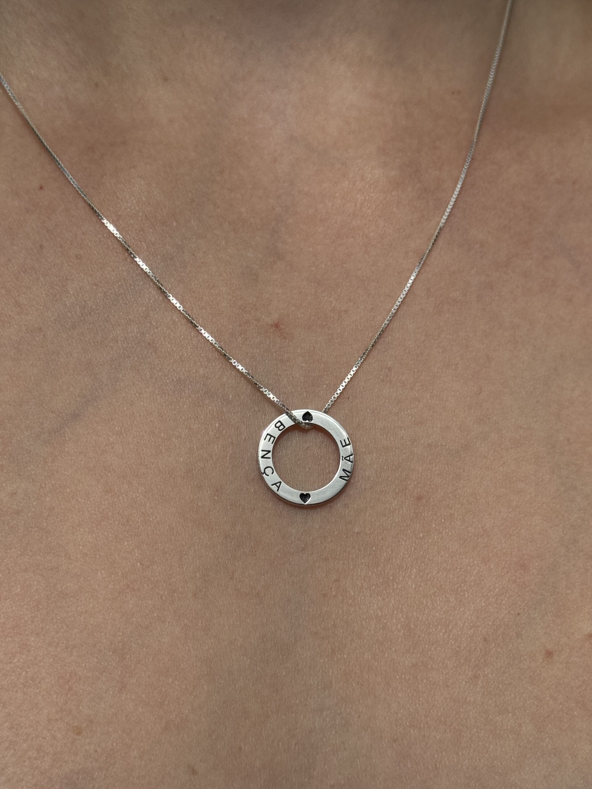 Pingente bença mãe em prata - Imagem 7