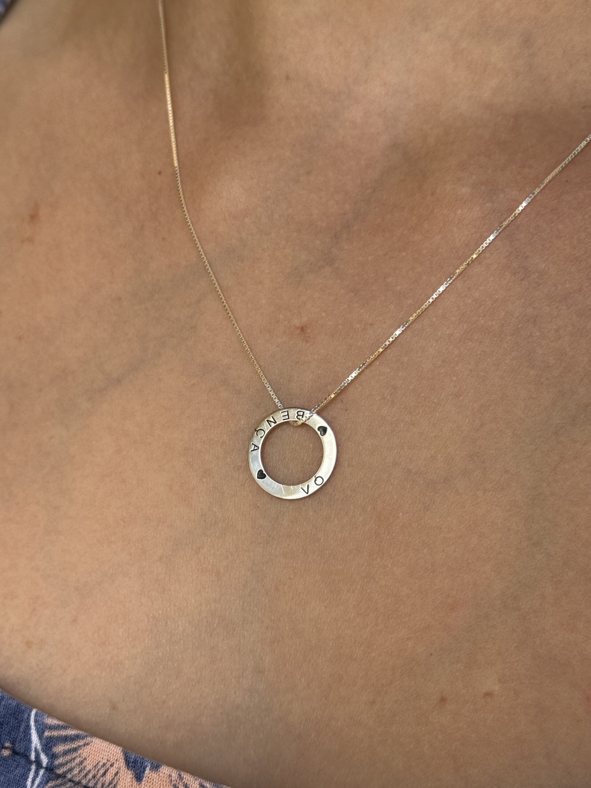 Pingente bença mãe em prata - Imagem 5