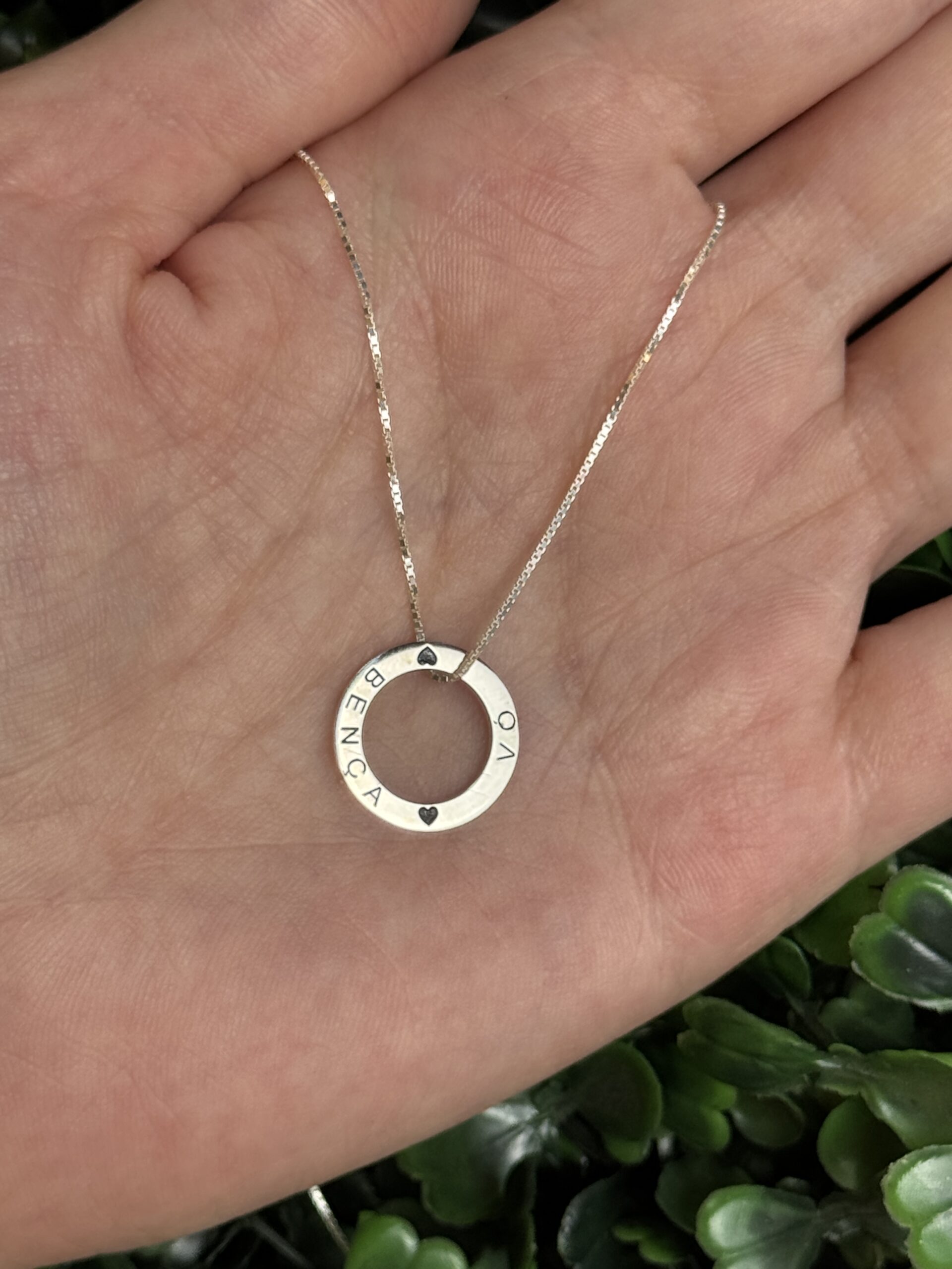 Pingente bença mãe em prata - Imagem 4