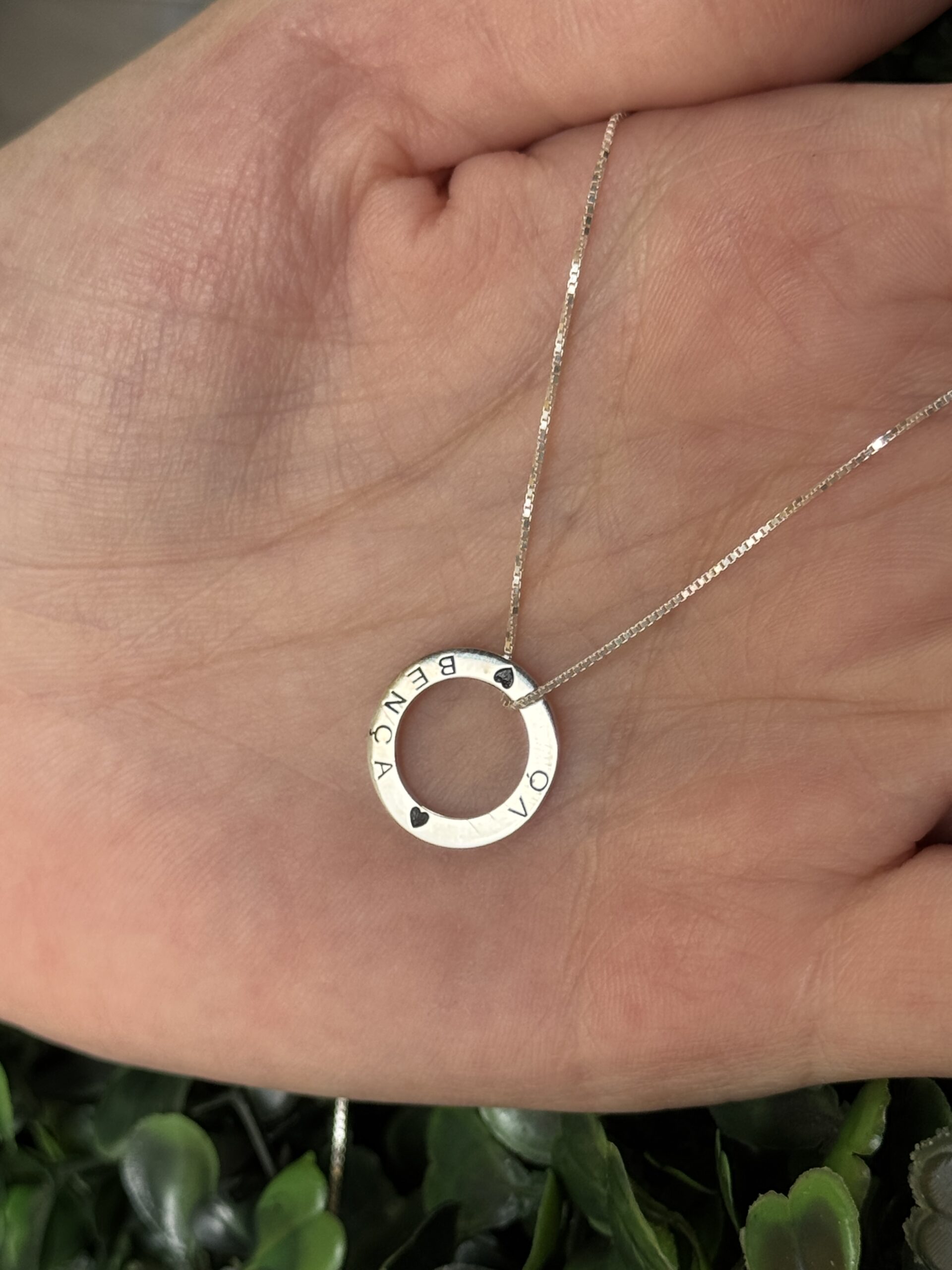 Pingente bença mãe em prata - Imagem 3