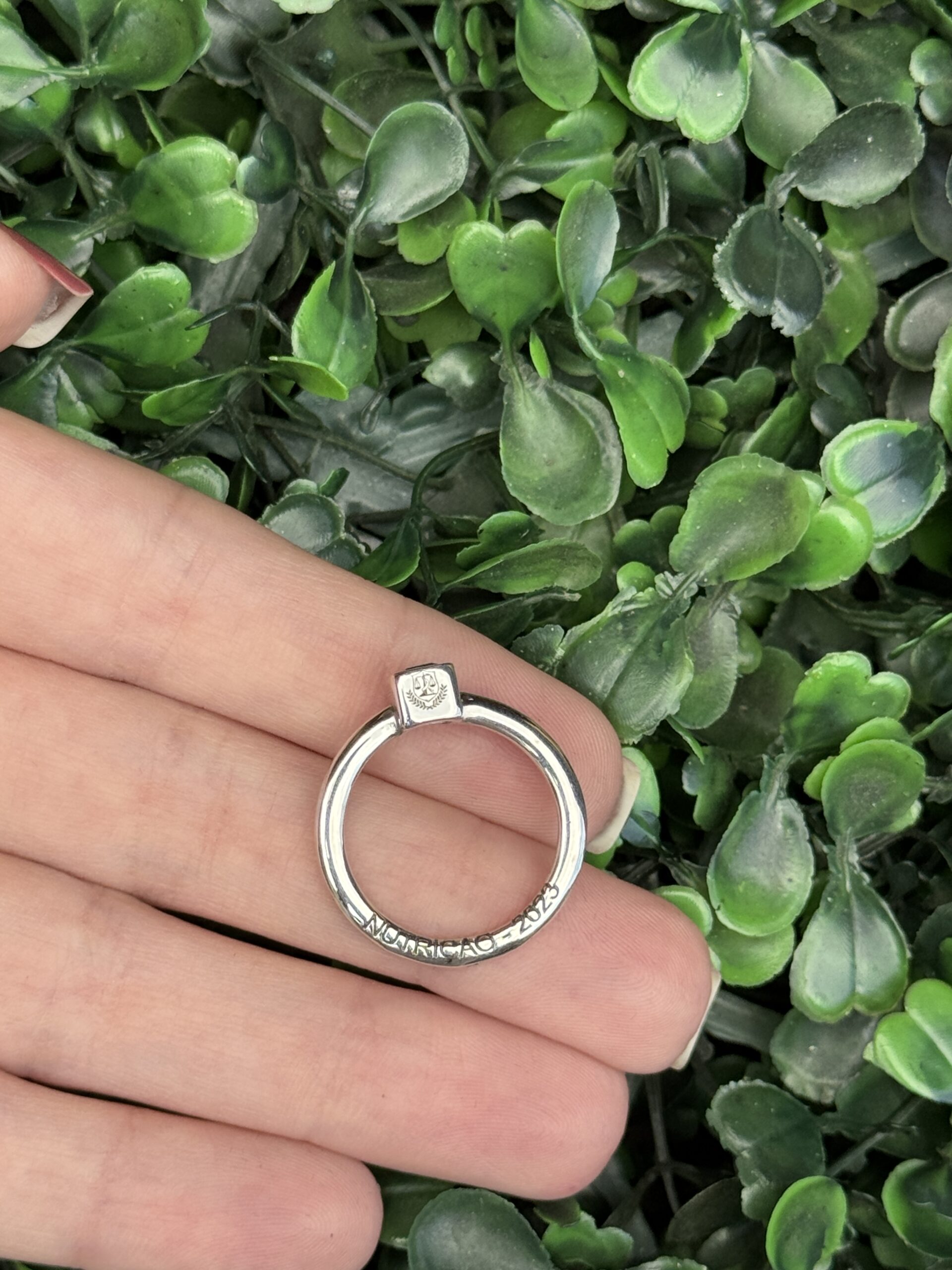 Anel de formatura em prata - Imagem 8