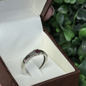 Anel de formatura em prata