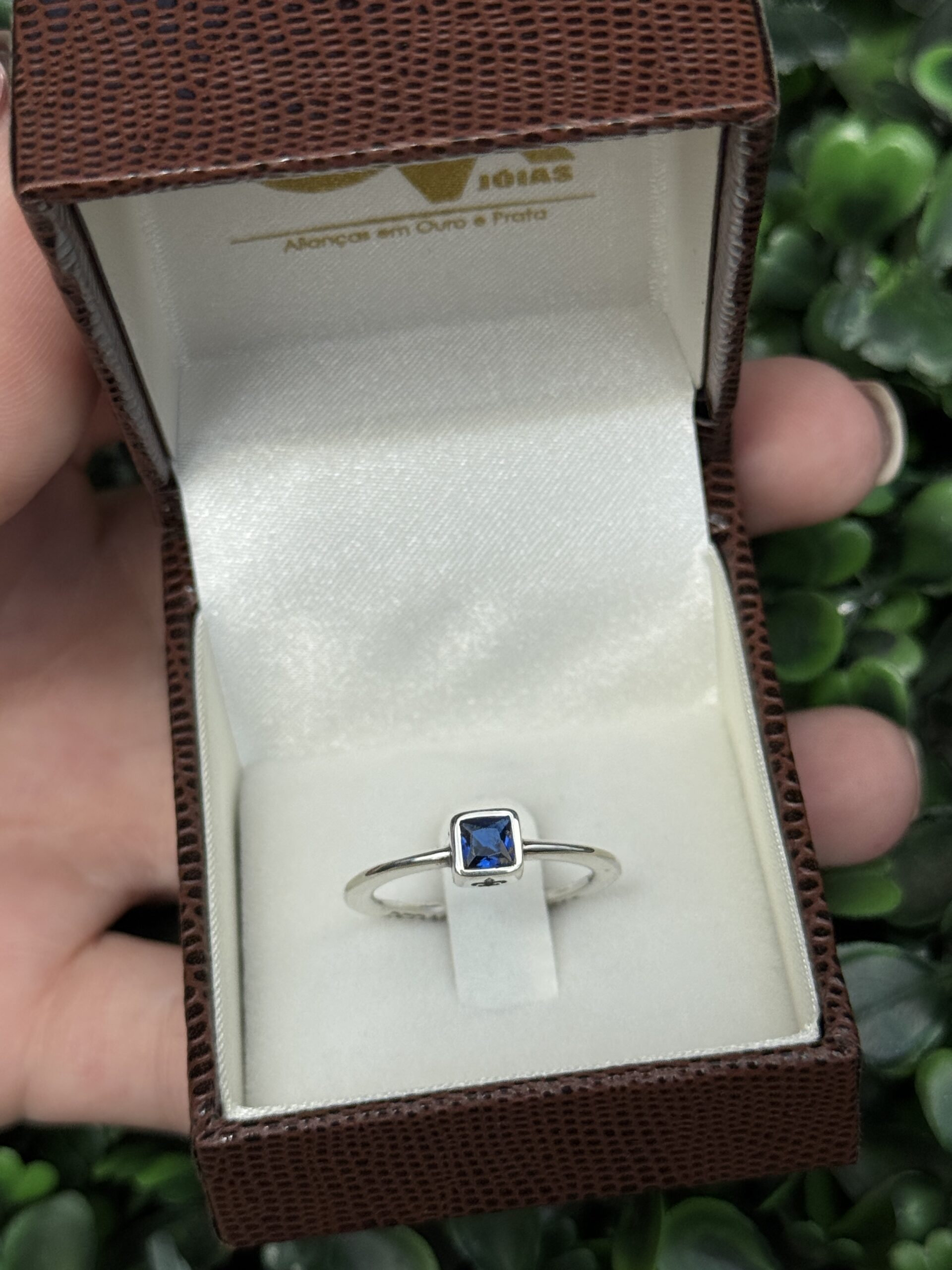 Anel de formatura em prata