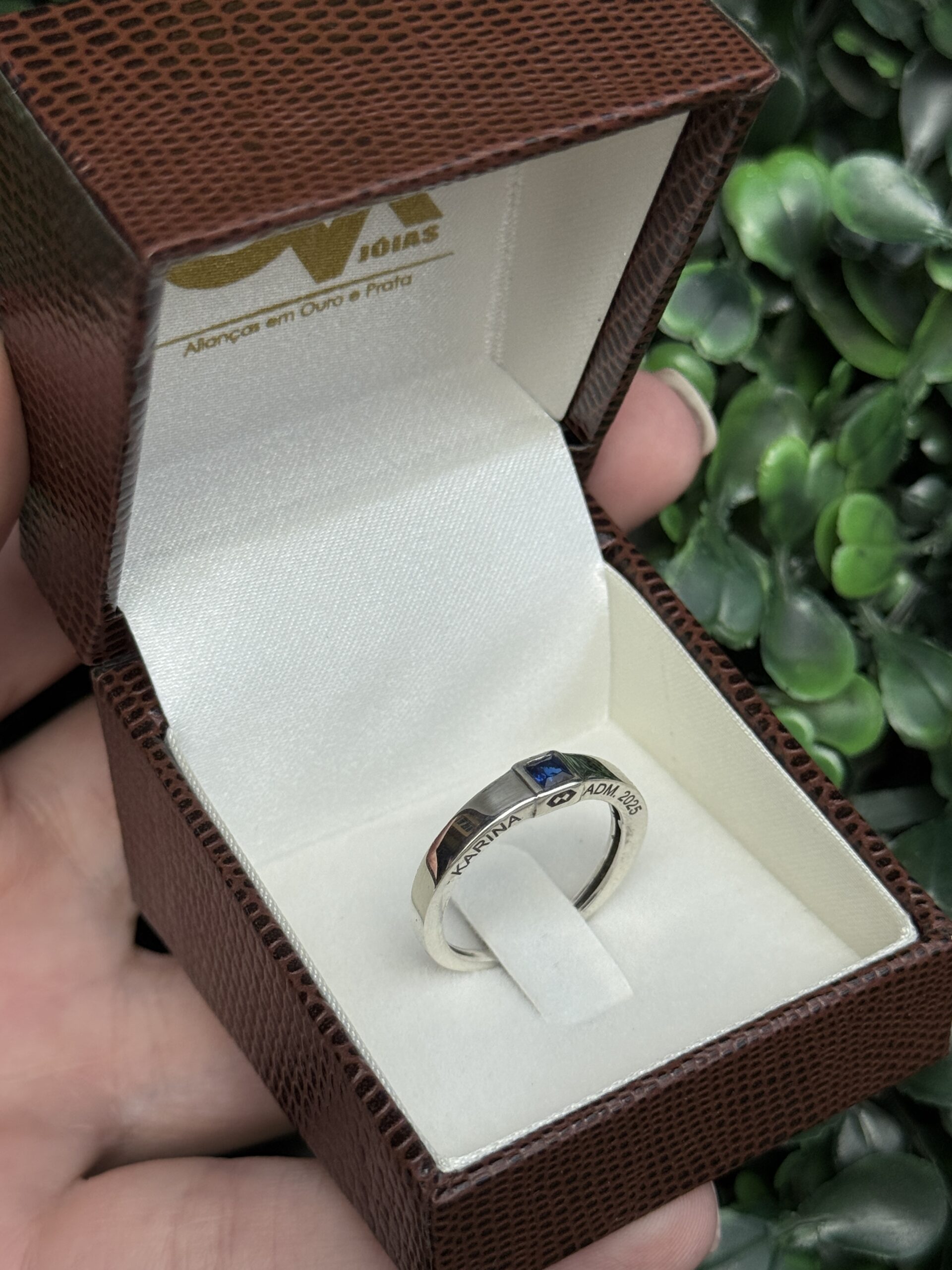 Anel de formatura em prata - Imagem 3